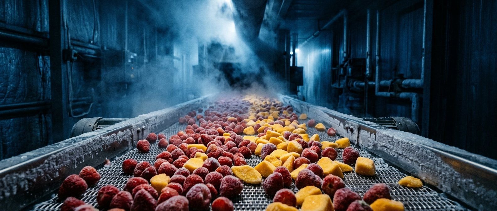Six fruits, frozen at the ~peak~.